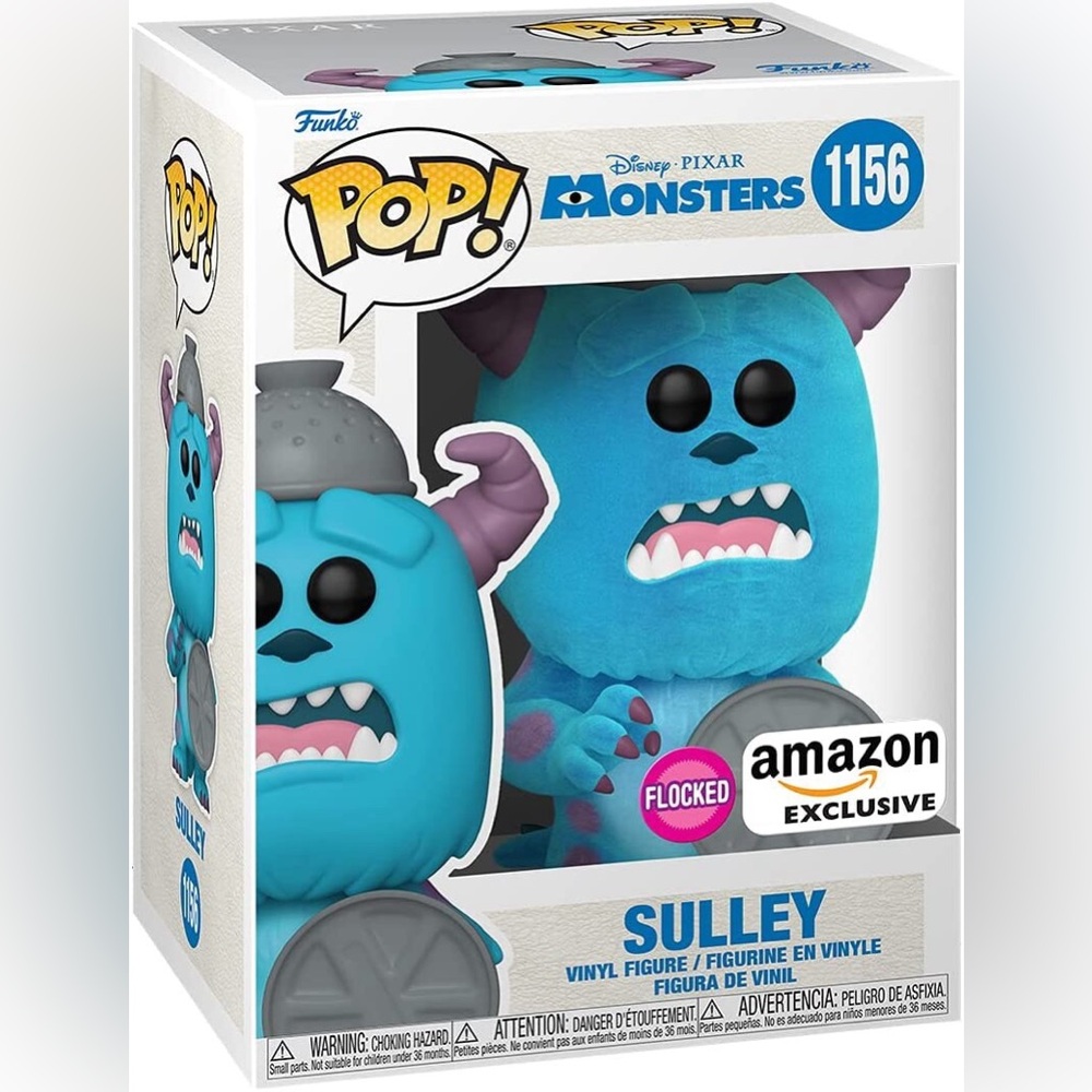 Funko Pop! Monsters Inc Sulley 1156 Flocked